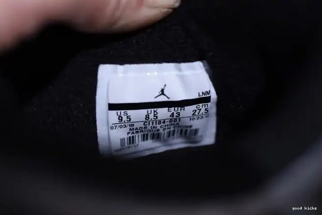 Retro CI1184-001 4 Jordan Air Black Laser 0324